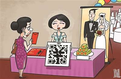 伴娘掛二維碼收取禮金，微信掃碼支付到處是商機(jī)！