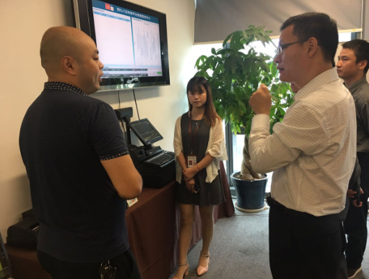 中國銀聯(lián)福建省分公司領導一行到新大陸498科技公司蒞臨指導